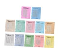 LOLIPPYY 48pcs Euro Saving Challenge Envelopes A6 6-Hole Budget Cash Binder Paper Money Saving Challenge for Weekly and Monthly Use