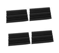LOLIPPYY 4pcs Acoustic Corner Wall Wedge Sound Absorbing Panel 12x12x24cm Fire-resistant Bass Trap Foam with Rounded Edges for Studio Soundproofing