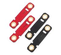 LOLIPPYY 4pcs Adjustable Velvet Bird Rings with Secure Clips for Parrots and Poultry Parrot Foot Bands for Cockatiels and Pigeons Closure Foot Chain Harness for Safe Training and Growth