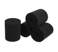 LOLIPPYY 4pcs Black Foam Tumbler Inserts Rotating Cup Turner Sponges for Tumblers Crafting PVC Pipe Adapters with Elastic Stress-Relief Surface