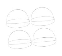 LOLIPPYY 4pcs Chinese Traditional Tiara Craft Base, Bendable Metal Crown Headband Frame for Headdress Diy, Hair Accessory Making Kit Suitable for Bridal and Hanfu Hairstyles
