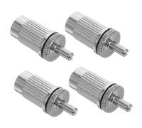 LOLIPPYY 4pcs Electric Guitar Tremolo Bridge Studs Metric Adjustable Height Metal Saddle Screws for Precise String Tuning and Replacement Guitar Parts Accessories