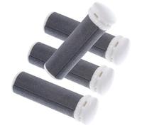 LOLIPPYY 4pcs Extra Coarse Replacement Foot File Roller Heads for Electronic Pedicure Tool Curved Design for Dead Skin Removal Refill for Smooth Feet Care