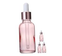 LOLIPPYY 4pcs Glass Dropper Bottles Portable Essential Oil Containers for Travel Leak Design Convenient for Mixing and Dispensing Liquids for Home and Retail Use
