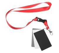 LOLIPPYY 4pcs Grey Cards White Balance Reference Cards for Photography Exposure Calibration Double-sided with Smooth Textured Surfaces Portable for DSLR Film Video Cameras