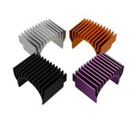 LOLIPPYY 4pcs Heat Sink Motor Radiator for Brushless and Carbon Brush Motors Optimized Cooling and Noise Reduction Lightweight Aluminum Heat Dissipation for Rc Truck Car Accessories