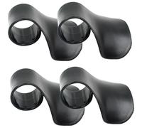 LOLIPPYY 4pcs Motorcycle Throttle Lock Cruise Control Assistant Accelerator Grip for Long-Distance Riding Easy Installation Angle Black