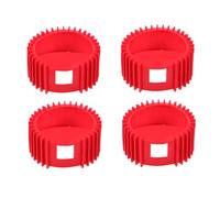 LOLIPPYY 4pcs Pressure Gauge Boots Protective Covers for Oxygen Acetylene Regulators Anti-shock Sleeve Caps Compatible with Air Conditioner Gauges Industrial Use