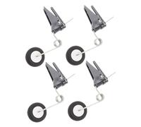 LOLIPPYY 4pcs Rc Airplane Tail Wheel Assembly Model Plane Undercarriage Gear Wheels for DIY Aircraft Parts Compatible with Small Rc Aircraft for Stable Landing