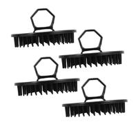 LOLIPPYY 4Pcs Scalp Massager Shampoo Brush Handheld Shower Scalp Exfoliator for Dandruff Reduction Hair Root Cleaning and Relaxing Massage Suitable for All Hair Types