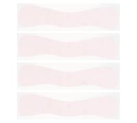 LOLIPPYY 4pcs Silicone Eyelash Shield Pads Lash Extension Eye Pads Silicone Eyelash Eye Lashes Grafting Forehead Patch for Extension Pink