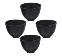 LOLIPPYY 4pcs Silicone Facial Mask Mixing Bowls Medium DIY Beauty Salon Tools Skin-safe Anti-fall Silicone Face Mask Bowls for Efficient Blending and Personal Care