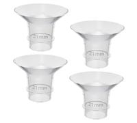 LOLIPPYY 4pcs Silicone Flange Inserts for Breast Pump Wearable Breast Pump Parts Soft Reusable Inserts for Pumpables Flange Accessories for Breastfeeding