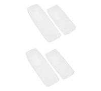 LOLIPPYY 4Pcs Silicone Remote Controller Cover for Air Conditioning and Tv Protective Case with Skid Fingerprint Fall Features Classic Shape and Practical Dustproof Sleeve