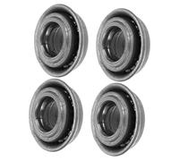 LOLIPPYY 4Pcs Silver Wheelchair Caster Bearings Wheel Axles Replacement Parts for Rear Wheel Mobility Scooters with Smooth Steering and Easy Installation