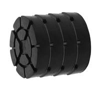 LOLIPPYY 4pcs Slotted Floor Jack Adapter Pads for Automotive Lift Machines Pinch Weld Jack Pads with Rubber Mat Compatible with Various Car Lifting Stands and Easy to Clean
