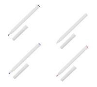 LOLIPPYY 4pcs Tattoo Marking Pens White Black Purple Red Ink, Single Salon Cosmetic Marker for Eyebrow Drawing and Ear Piercing Positioning