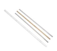 LOLIPPYY 4pcs Thermal Conductivity Testing Rods Set Copper, Aluminium, Solid Iron and Plastic Rods 20-25cm for Stem Physics Experiment Kit and Heat Transfer Demonstration