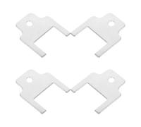 LOLIPPYY 4pcs Toilet Paper Dispenser Keys for Public Restrooms Quick Twist Access Compatible with Commercial Paper Towel Holders Portable Metal Key with Hanging for Schools Subway Stations
