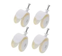 LOLIPPYY 4pcs Walker Replacement Wheels PU Silent Casters for Strollers Prams Pushchairs Wear-Resistant Smooth Rolling Roller Accessories