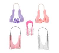 LOLIPPYY 5 Pcs Invisible Nose Beauty Device Silicone Nose Shaper Clip for Women and Comfortable Breathable with Hidden Design Contour Bridge Day and Night Use