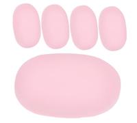 LOLIPPYY 5 Pcs Natural Facial Cleaning Sponges Gentle Makeup Puff Face Wash Pads for All Skin Types Biodegradable Deep Cleansing Beauty Tool Random Colors