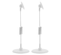 LOLIPPYY 5 Pcs Spring Pop-up Price Tag Holders Round Base, Mall Display Stands for Supermarket Shelf Labels, Advertising Sign Clips for Retail Pricing and Desk Signage