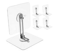 LOLIPPYY 5 Sets Adhesive Furniture Straps Wall Anchors Tip Safety Kit for Proofing Tv Stands Bookshelves Dressers Cabinets No Drill Installation for Protection