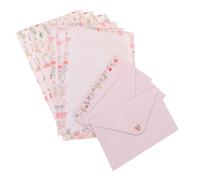 LOLIPPYY 5 Sets Elegant Floral Animal Writing Paper and Invitation Envelope Set with Decorative Letter Paper and Colored Envelopes for Thank You Letters Poems Greetings and Calligraphy