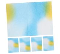 LOLIPPYY 5 Sheets Gradient Bouquet Wrapping Paper Floral Textured for Flower Bouquets Tear-resistant Soft Floral Paper for Weddings Parties and DIY Crafting