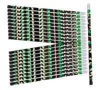 LOLIPPYY 50 Pcs Camouflage Pencils Bulk for Students Military Style School Supplies Ergonomic Design High-grade Wood for Writing Drawing Art Beginners
