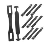 LOLIPPYY 50 Sets Black Plastic Carry Handles for Moving Boxes Cardboard Box Replacement Handles with Screw Fixing Sturdy Luggage for Packing and Transport