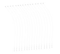 LOLIPPYY 5000pcs Plastic Clothing Tag Fasteners Hanging Fasteners for Retail Merchandise Display White Security Loops for Price Tags and Label Strings
