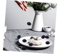 LOLIPPYY 50pcs Artificial Blueberries Decorative Resin Fruit Model for DIY Craft Photography Props Realistic Simulation Blueberry Ornaments Lightweight Home Party Decor