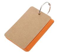 LOLIPPYY 50pcs Blank Flash Cards with Handdrawn Designs and Ring Binder Small Index Study Cards for Speech Memo DIY Notes School and Artistic Sketches