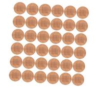 LOLIPPYY 50PCS Breathable Fabric Finger and Elbow for Wound Care and Blister Prevention Strong Adhesive Comfortable Cloth Material Portable Large Round Plasters for Joint Protection