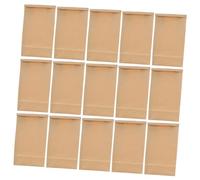 LOLIPPYY 50pcs Brown Kraft Paper Bags for Sandwiches Snacks and Candy Greaseproof Food Pouches Splashproof Bakery Toast Bags for Hot Dogs and Treats