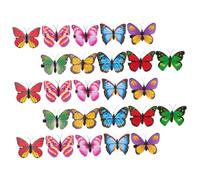 LOLIPPYY 50pcs Butterfly Clip Wall Decor Lightweight Realistic Home and Outdoor Decoration Craft Accessories for Photography and DIY Art Projects