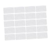 LOLIPPYY 50Pcs Extra Thick PVC Business Card Zipper Pouches Reusable Storing Bags with Strong Anti-Tear Zipped Closure for Office Study Travel Essentials
