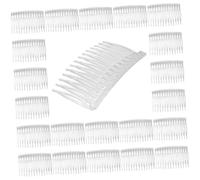 LOLIPPYY 50pcs Hair Comb Plastic Hair Combs for Women for Wedding Bridal Headpieces