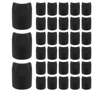 LOLIPPYY 50Pcs Heavy Duty Folding Chair Leg Protectors Plastic Stabilizer End Caps Anti-Scratch Round Tube Covers for Metal and Padded Chairs, Suitable for Home and Outdoor Use