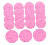 LOLIPPYY 50pcs Natural Cellulose Facial Sponges Compressed Cosmetic Face Cleaning Pads Gentle Exfoliating Deep Pore Cleansing Soft Makeup Remover Sponges for Sensitive Skin
