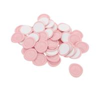 LOLIPPYY 50pcs Sealer Wax Self-adhesive Wax Seals Invitation Envelope Seal Sticker Vintage Christmas Festive Decorative Pink