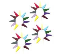 LOLIPPYY 50pcs Soft Triangular Cosmetic Sponges for Makeup Application Wet Dry Use for Foundation Blush Concealer Highlighter Multi-color Makeup Tools