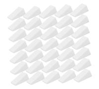 LOLIPPYY 50Pcs Triangular Makeup Sponges for Face Soft Breathable Cosmetic Puff Dual-use Dry and Wet Powder Applicators Women Facial Makeup Tools