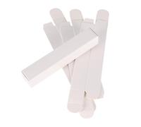 LOLIPPYY 50pcs White Paper Lip Gloss Packaging Boxes, Empty Lipstick Containers for Cosmetic Storage and Diy Lip Balm, Suitable for Makeup Artists and Wrapping Supplies