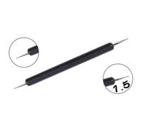 LOLIPPYY 5pcs Double Ended Nail Dotting Tools for Nail Art and Embossing Black Ball Stylus Pens for Clay Polymer Acrylic Painting and Manicure Detailing