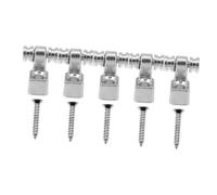LOLIPPYY 5pcs Electric Guitar String Retainers Metal String Trees Retainers for Guitar Stable Tuning Useful Accessory