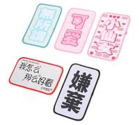 LOLIPPYY 5pcs Hair Fringe Stickers Hair Pad Clips Invisible Fluffy Bang Patch Easy to Apply Gentle Scalp Styling Accessories for Women Makeup and Daily Use