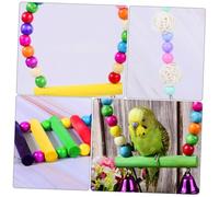 LOLIPPYY 5PCS Parrot Chewing Set Bright Bird for Pet Play and Exercise Safe Hard Texture Bird Chewing for Budgies Cockatiels African Greys